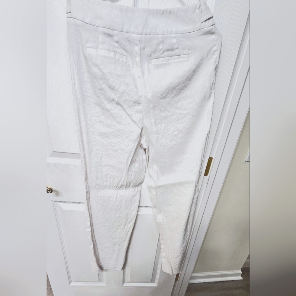 NWT linen white pants